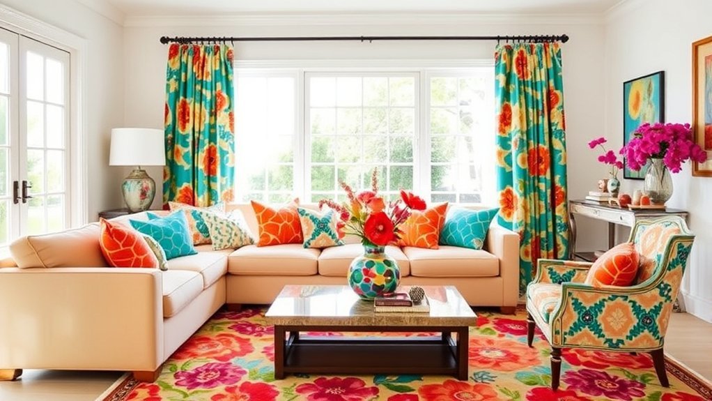bold patterns enhance spaces