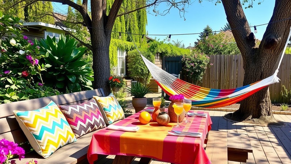 cheerful outdoor space updates