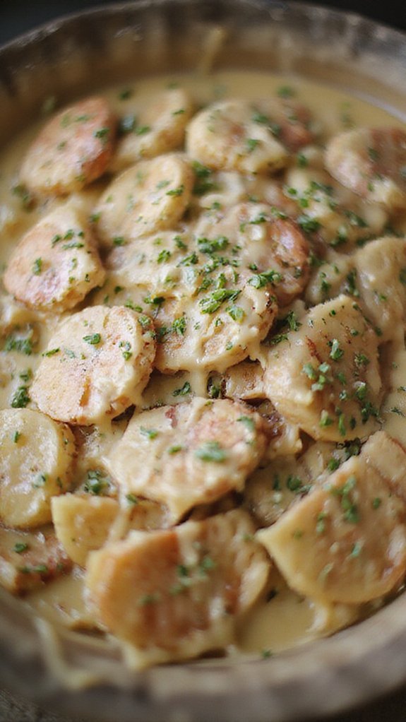 cheesy lobster chive pasta delight