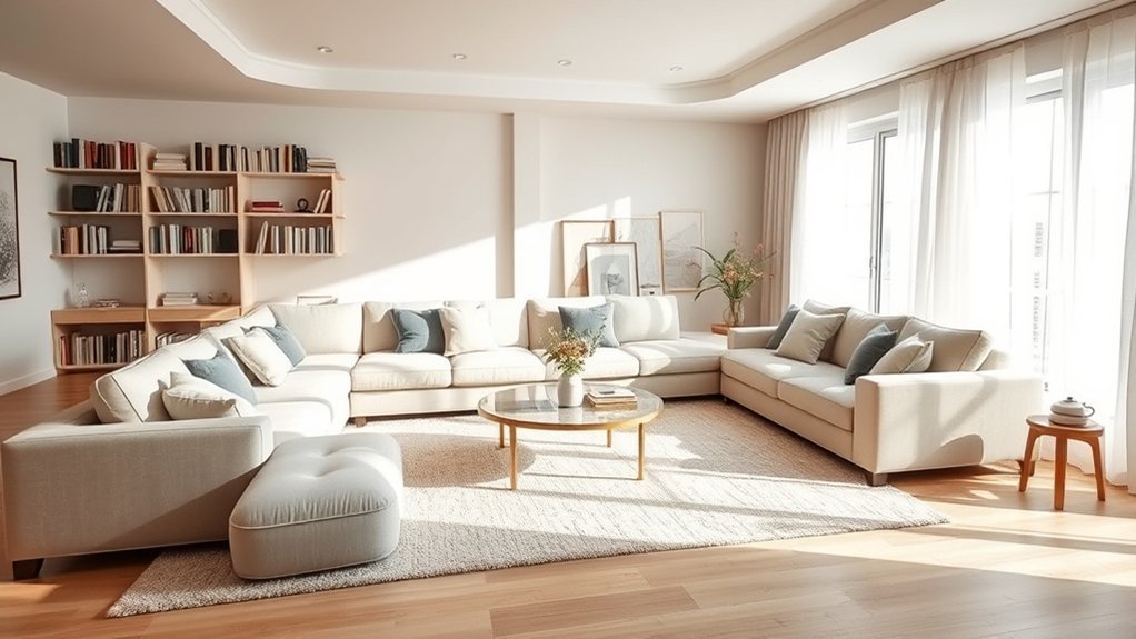 comfortable and functional layout