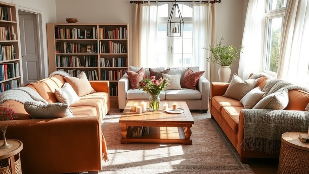 cozy inviting seating arrangements
