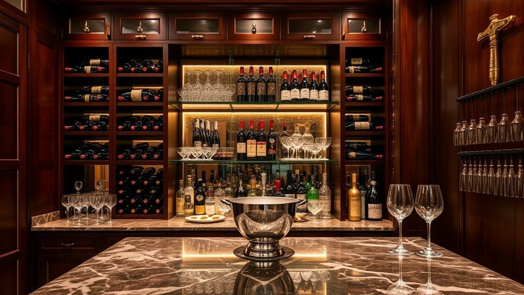 elegant display pieces enhance