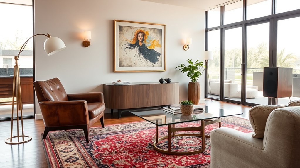 modern accents enhance vintage charm