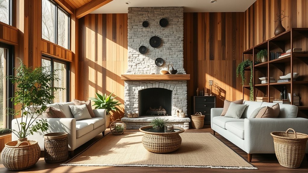 natural materials enhance warmth