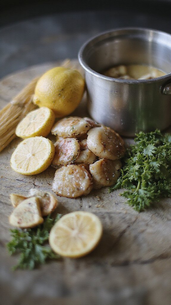 organize ingredients before cooking