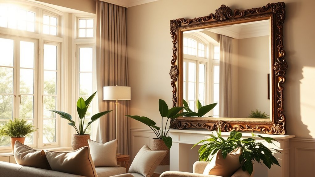 strategic mirror light placement