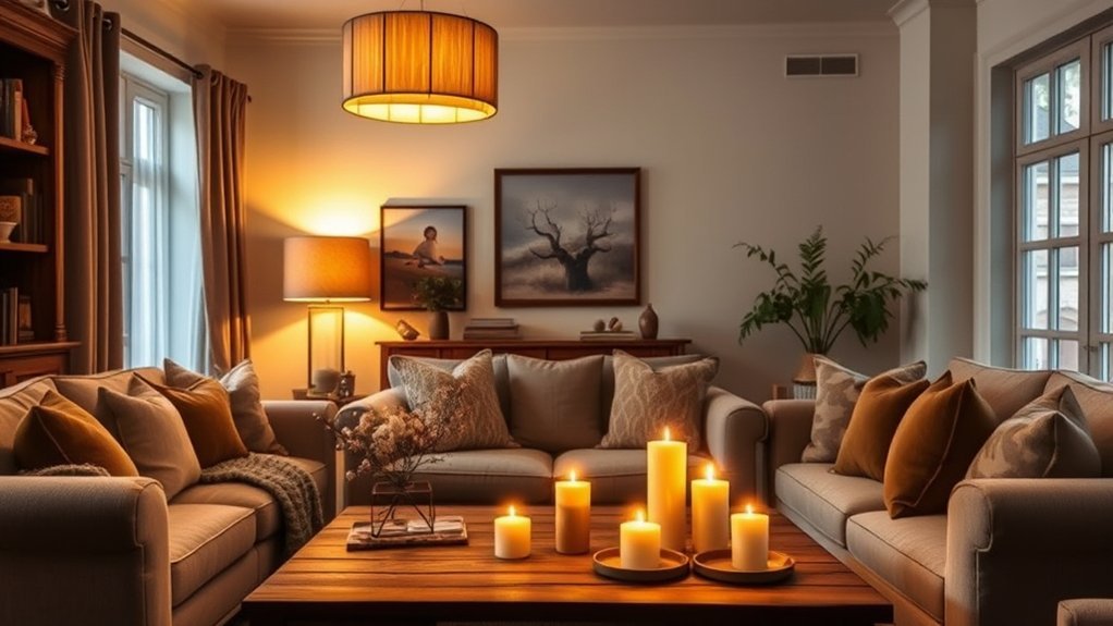 warm cozy ambient lighting