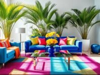 summer decor bright patterns